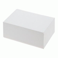 Packissimo Boites traiteurs blanches en carton 43 x 29 x hauteur 8 cm par 25 pièces - blanc en carton BTB43x29x8