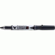 Pilot Marqueur encre liquide V-Board Master, effaçable à sec, pointe conique extra-fine, encre noire - 4902505487453
