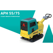 Plaque vibrante hydrostatique combinée à une agilité en pente - Ammann - APH 55/75
