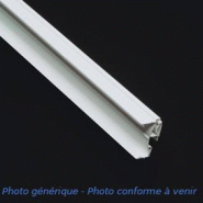 Rail 1321 pour étiquettes PRICER ou SES ou HANSHOW adhésif basculant - Transparent