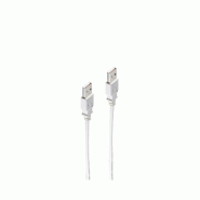 Shiverpeaks BASIC-S Câble USB 2.0, A-mâle - A-mâle, 0,5 m - gris 4017538027429