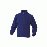 VESTE laine POLAIRE polyester VERNON BLEU roi