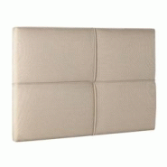 VS Venta-stock Tête de lit tapissée Sicilia 90x60 cm Beige - beige polyester I24119