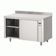 Armoire chauffante inox avec dosseret 2000x700x880mm - PDS439