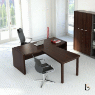 Bureau de direction avec convivialité Status - MDD - 170, Wenge_0