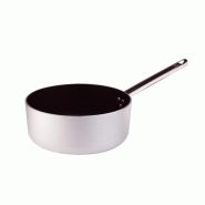Casserole basse professionnelle Pentole Agnelli ø 24, en aluminium antiadhésif platinum, avec 1 manche - aluminium 8007441132309