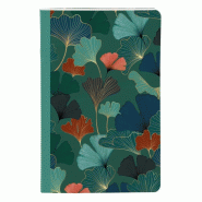 Clairefontaine Lot de 8 Carnet Gaïa 11x17, 96p./48 feuilles ivoire 90 g/m² brochée, couv. Pelliculée mate, visuels assortis (4), ligné - 3329681162423