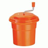 Essoreuse à manivelle 12 Litres, en plastique orange