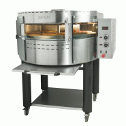 Four à pizza rotatif professionnel électrique avec piètement inox 7... - PRPE1+I