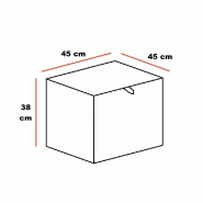 Pouf multifonction coloré esmou - beige