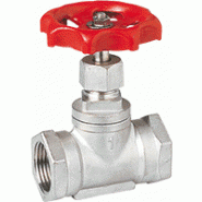 Vanne à soupape inox clapet inox pn16 taraudé bsp Vanne à soupape inox clapet inox pn16 taraudé bsp