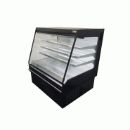 Vitrine réfrigérée semi-verticale 3 niveaux MILANO PLUS - EORI-SV-1330 et EORI-SV-1955, 3 + base, LED, -1°C à +7°C, EUROVITRINE