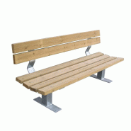 Banc FORTIK bois et acier (Acier galvanisÃ©)