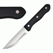 Boîte de 12 couteaux à steak jumbo - Manche ABS - Olympia - Lame 115 mm Boîte de 12 couteaux à steak jumbo - Manche ABS - Olympia - Lame 115 mm