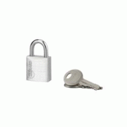 Cadenas à clé Type 1, bagage, aluminium, 20mm, 2 clés - THIRARD - gris 3150260241204 Cadenas à clé Type 1, bagage, aluminium, 20mm, 2 clés - THIRARD - gris 3150260241204