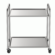 Chariot à plateaux en acier inoxydable AISI 304 930 x 1000 x 550 mm | Gasfrit - GFC123