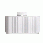 Comptoir d’Accueil Magasin Caisse Salon Blanc 80×60 cm【B Tiaowen 80】 - 0730849853528