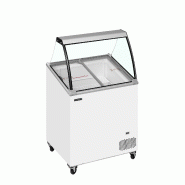 Congélateur vitré de crème glacée IC201SCE+SO (176 / 157 L) blanc TEFCOLD