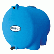 Cuve de stockage eau 300l horizontale pré équipée espace réduit - BLEU - bleu 3660233620023