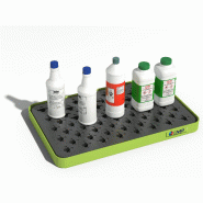 Cuvette de rétention PE - 8L avec caillebotis amovible - Polyéthylène haute densité - Fabrication Française