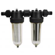 Nw 25 duo-ctn 3/4″ + 1″- filtre à charbon actif pour traitement de l'eau - cintropur - débit de 0,5m³/h Nw 25 duo-ctn 3/4″ + 1″- filtre à charbon actif pour traitement de l'eau - cintropur - débit de 0,5m³/h