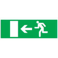 Panneaux adhésifs 200x52 mm secours évacuation - ADPNG-TL03/EVSG_0