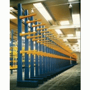 Rayonnage cantilever avec bras porteur peint ou galvanisé - bmr cantilever