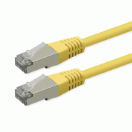 ROLINE Cordon Cat.6 (Classe E), PoE, S/FTP (PiMF) , jaune, 15 m_0