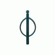 Support cycles Ovalie Boule - 1500 mm