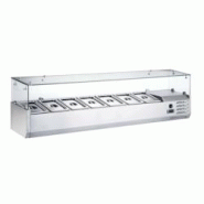 A.C.L - Présentoir réfrigéré à poser vitré droit 1600mm profondeur 335 mm - 3701647300269 A.C.L - Présentoir réfrigéré à poser vitré droit 1600mm profondeur 335 mm - 3701647300269