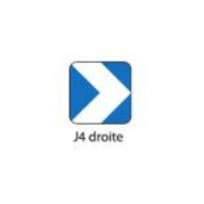 Balise Isoflex - J4, J5, B21 - Panneau en polycarbonate recyclé noir, articulation en élastomère et embase métallique galvanisée_1