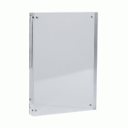 Cadre transparent magnétique en PMMA A5 150x210mm - Utilisable en portrait ou paysage