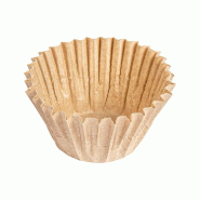 Caissette papier ingraissable Ø2,4x2cm couleur naturel - par 500