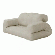 CANAPÉ FUTON STANDARD CONVERTIBLE HIPPO SOFA COULEUR LIN