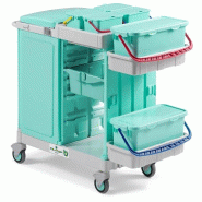 Chariot de ménage désinfection et lavage - Alpha AB - DME - vert 7863577187092