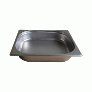 DBMARK - GNP12065-201/6 - (Lot de 6) - Bac Gastronorme 1/2 65 mm. - 0.8mm S/S201 - gris inox GNP12065-201/6
