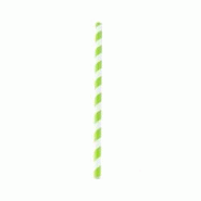 ECOLOMIQUE - 500 Pcs - Chalumeau papier vert citron/blanc - ECO210CHP8LGT - vert papier ECO210CHP8LGT ECOLOMIQUE - 500 Pcs - Chalumeau papier vert citron/blanc - ECO210CHP8LGT - vert papier ECO210CHP8LGT