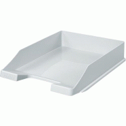 HAN Lot de 10 Bac à courrier KLASSIK A4/C4, en Polystyrol, coloris gris clair - gris 1027-X-11