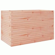 Helloshop26 - Jardinière bac lit surélevé plantes fleurs terrasse jardin 110 x 60 x 68,5 cm bois massif de douglas marron 02_0037383 - 3000213860405_0