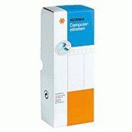 HERMA Etiquettes informatiques en continu, 88,9 x 48,4 mm, blanc - 4008705082044