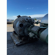 Réacteur émail dietrich d'occasion 2200 litres avec enveloppe et agitation - référence : c7679