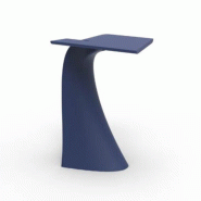 Table haute design in & out WING - bleu