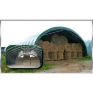 Tunnel très résistant en bâche enterrée pour le fourrage en balles rondes ou carrées - TYPE 9.50