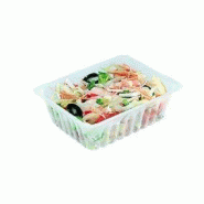 Barquette charcutière translucide 700g - 17,6x11,6x4,9cm - par 250 - économique multi-services