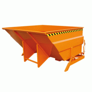 Benne basculante grande capacité - transport de matériaux - acier renforcé