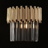 Bonetti Illumina Ravel Applique En Fer Doré Et Strass 2 Lumières .28 P.14 Bl268-Ap2-Or - doré 8050713218072