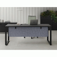 Bureau manager Lite avec surface en mélaminé soft touch fabriqué en italie