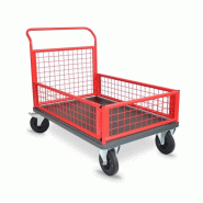 Chariot 1 dossier + 3 demi ridelles 650kg - PLANORGA - 8MCL23DRH2N716