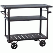CLP Chariot de service Spring dans le style industriel Bronze - marron métal 321222 CLP Chariot de service Spring dans le style industriel Bronze - marron métal 321222