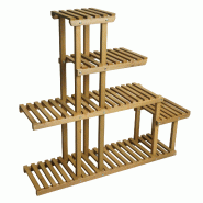 Décoshop26 - Étagère à plantes escalier support à fleurs 5 étagères 95 x 105 x 25 cm extérieur bois de sapin marron 04_0008697 - marron 3000262679751 Décoshop26 - Étagère à plantes escalier support à fleurs 5 étagères 95 x 105 x 25 cm extérieur bois de sapin marron 04_0008697 - marron 3000262679751